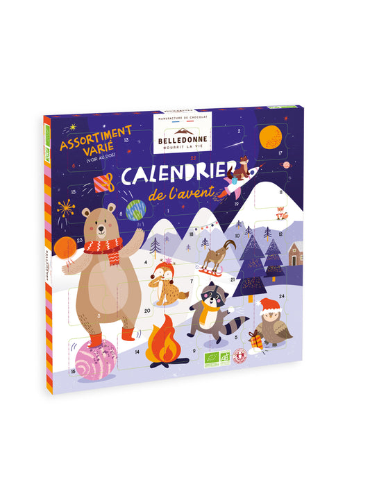 Belledonne -- Calendrier de l'avent enfant bio - 145 g